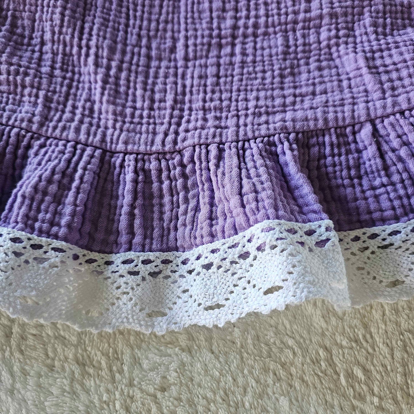 Fairy in the Woods Cottagecore Dress Purple