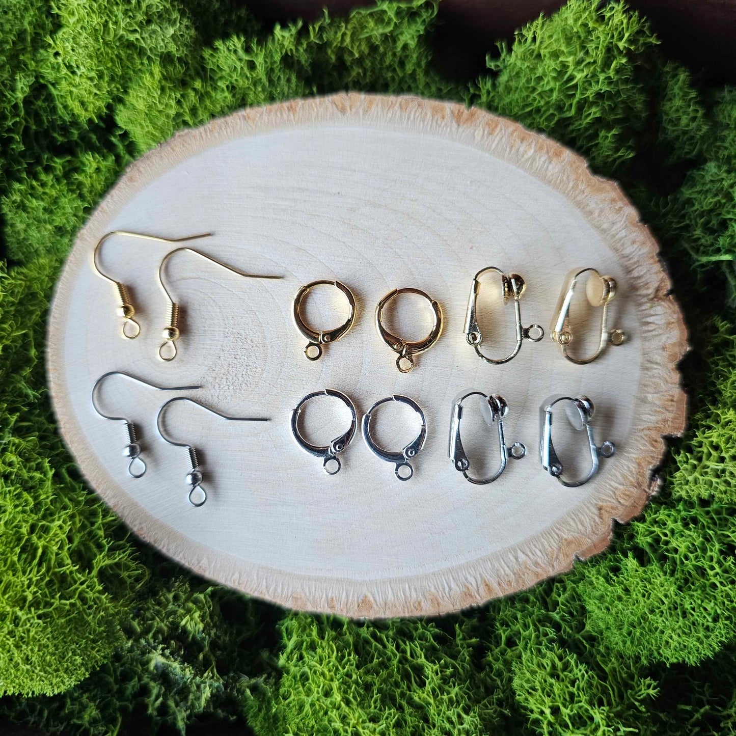 Green Dragon Handmade Clay Earrings