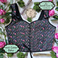 Amorella Corset Top – Witchcore & Cottagecore Corset in 100% Cotton, Sizes S–5XL