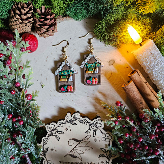 Enchanted Winter Shelf Earrings