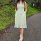 Fairy in the Woods Cottagecore Dress Green