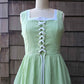 Fairy in the Woods Cottagecore Dress Green