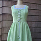 Fairy in the Woods Cottagecore Dress Green