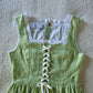 Fairy in the Woods Cottagecore Dress Green