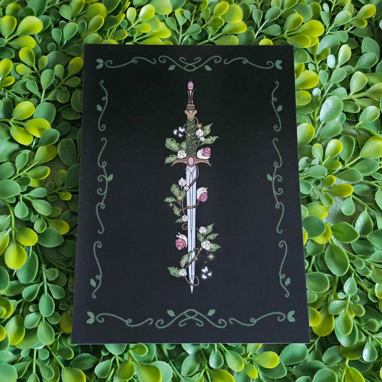 Faebloom Sword Art Print