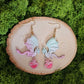 Pastel Dragon with Love Potion Clay Earrings