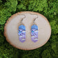 Fantasy Purple & Blue Dragon Handmade Clay Earrings