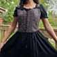 Amorella Corset Top – Witchcore & Cottagecore Corset in 100% Cotton, Sizes S–5XL