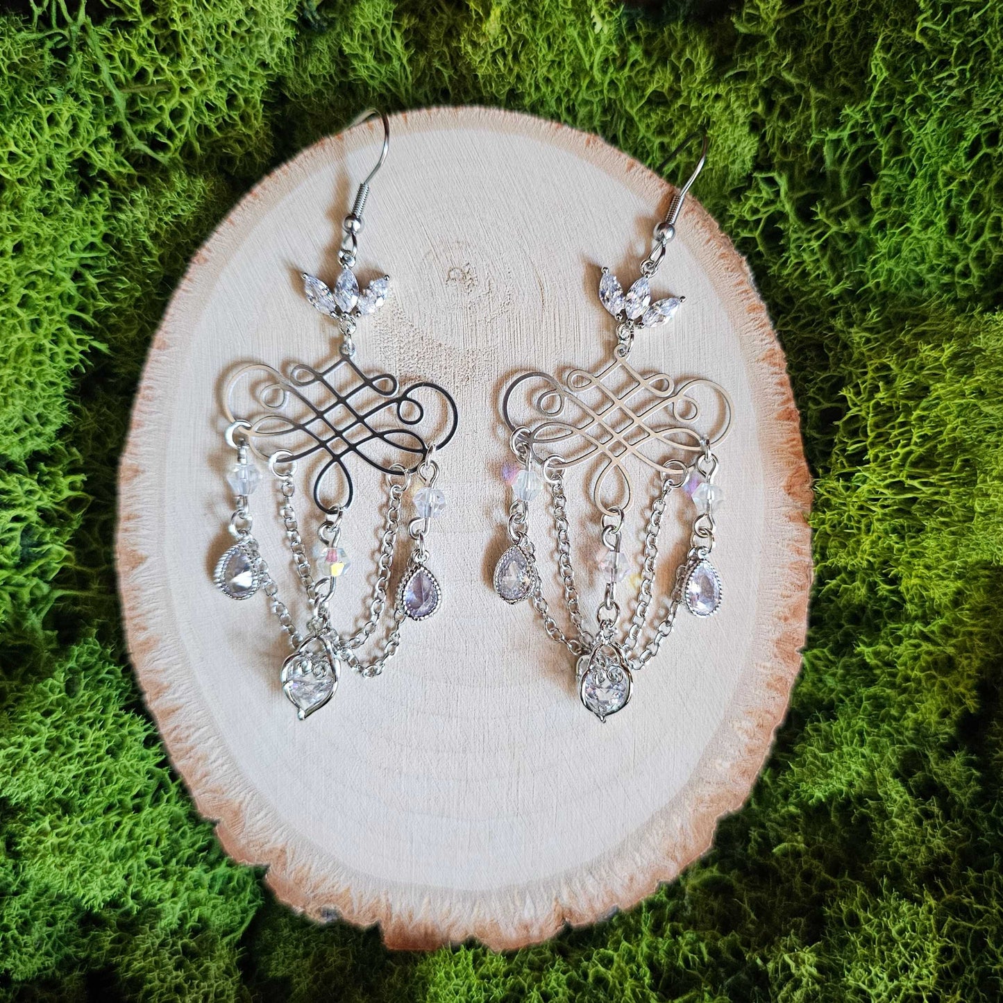 Art Nouveau Limited Edition Silver Earrings