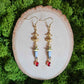 Vintage Style Art Nouveau Limited Edition Gold Sword Earrings