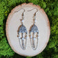 Vintage Style Art Nouveau Limited Edition Silver Sword Earrings
