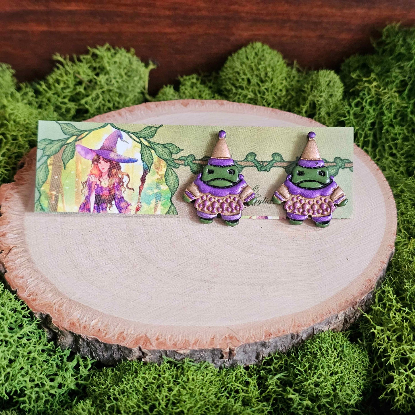 Whimsical Animal Stud Handmade Clay Earrings