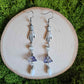 Vintage Floral Handmade Beaded Earrings Limited Edition