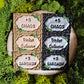 Silly and Whimsical Phrases, Handmade Clay Pin and Magnets