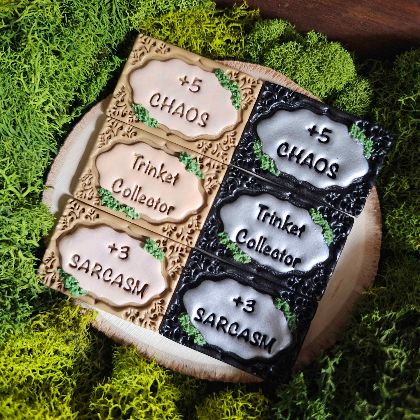 Silly and Whimsical Phrases, Handmade Clay Pin and Magnets