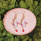 Resist, Handmade Clay Earrings