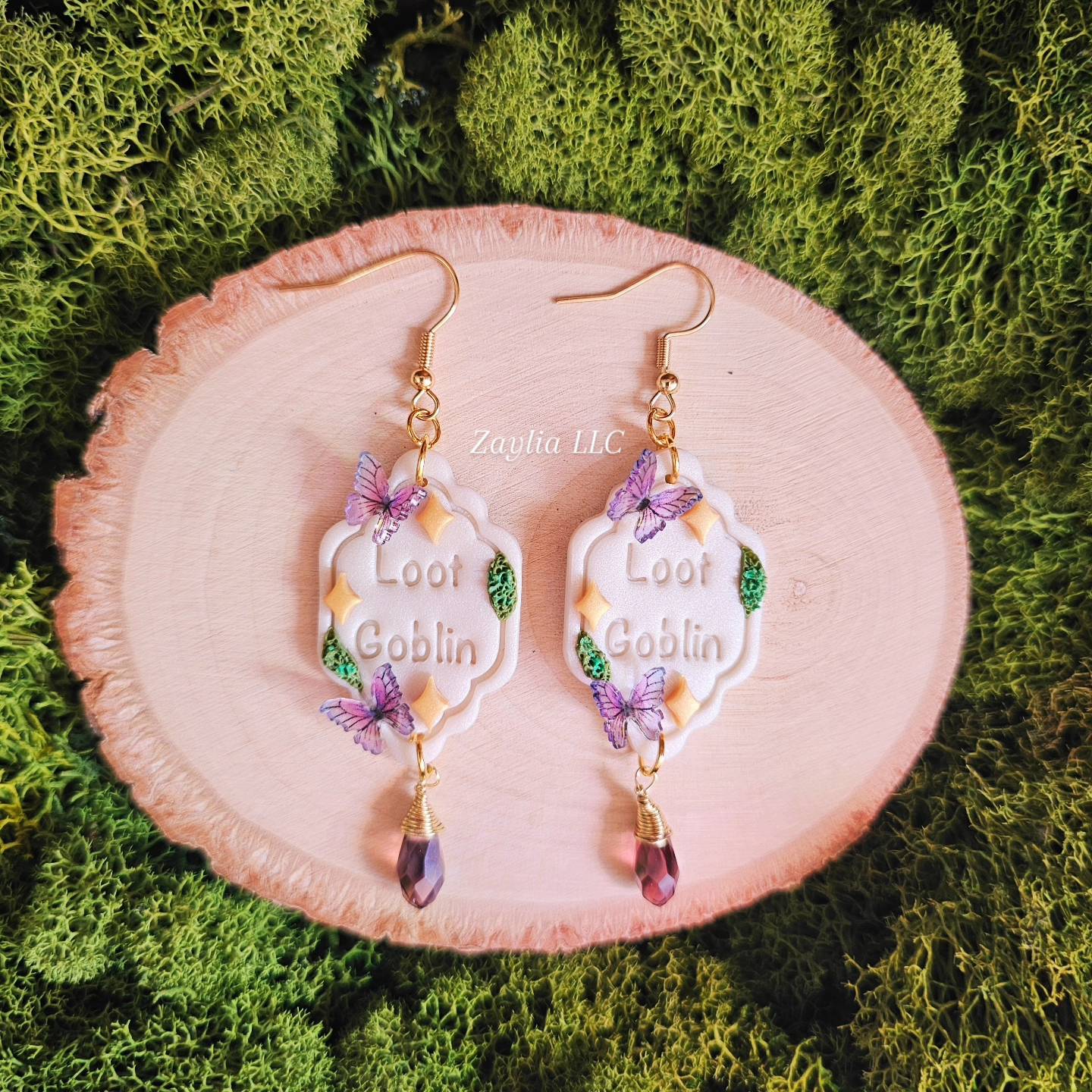 Loot Goblin Handmade Clay Earrings