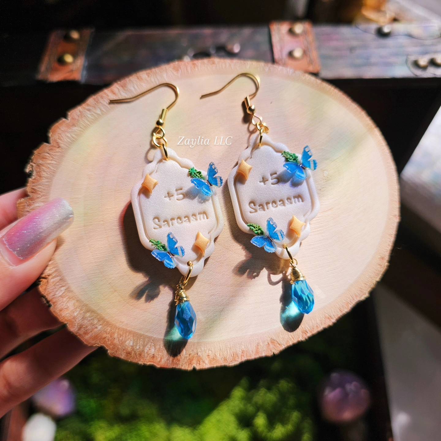 +5 Sarcasm Handmade Clay Earrings