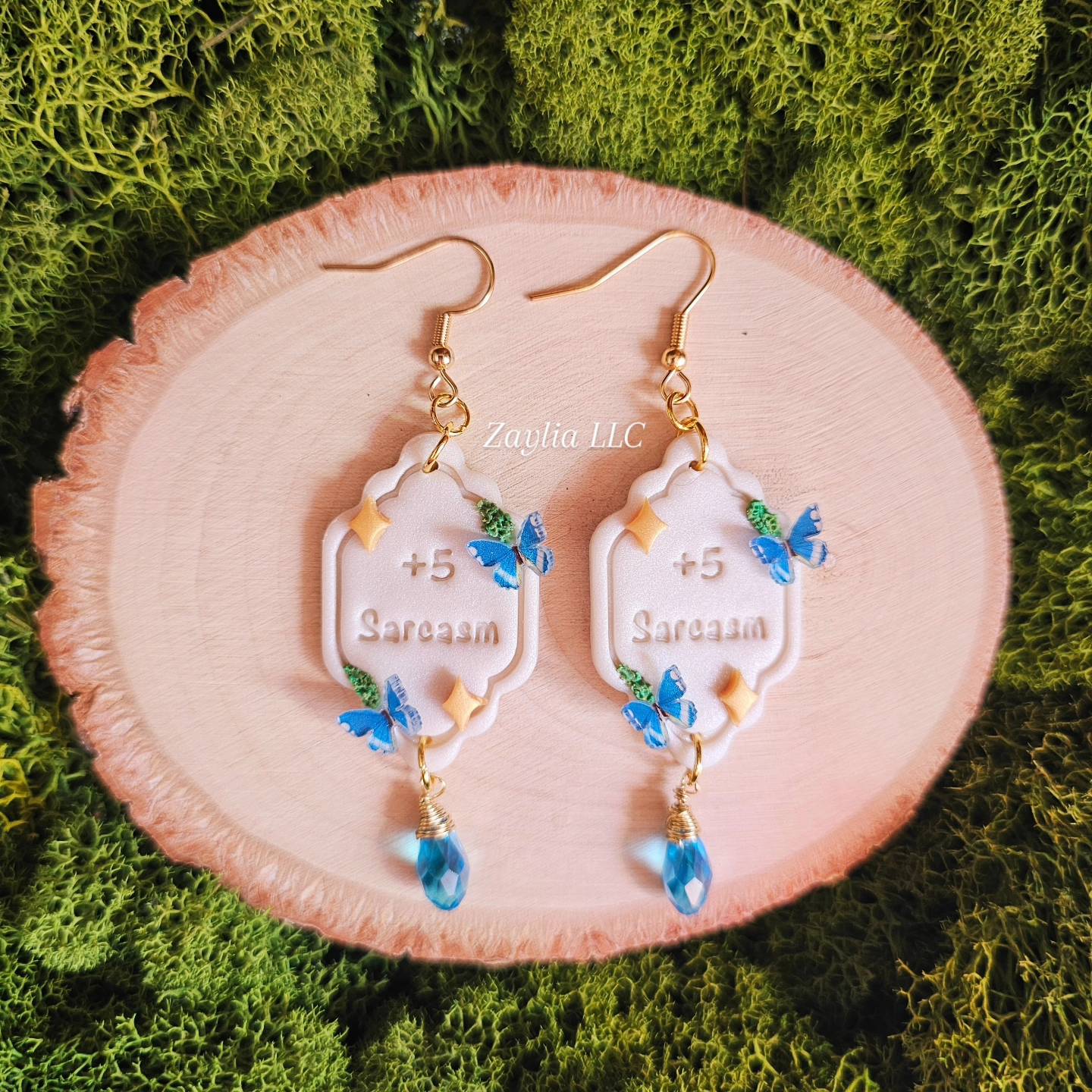 +5 Sarcasm Handmade Clay Earrings