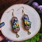 Wizard Frog Handmade Clay Earrings