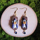 Wizard Cat Handmade Clay Earrings