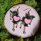 Love Potion Beaded Handmade Clay Earrings