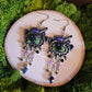 Enchanted Floral Cauldron Handmade Clay Earrings