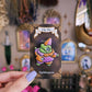 Handmade Jester Frog Clay Pins