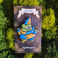 Handmade Jester Frog Clay Pins